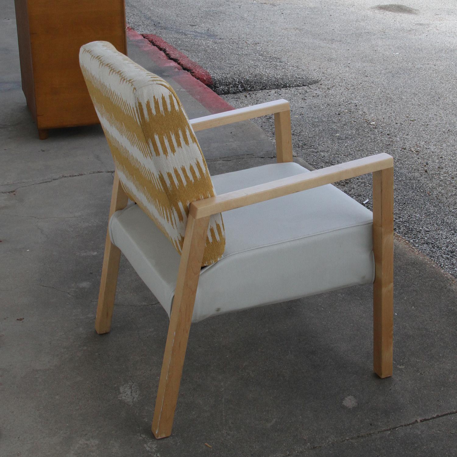 Chaise longue en acier inoxydable de style moderne du milieu du siècle dernier Bon état - En vente à Pasadena, TX