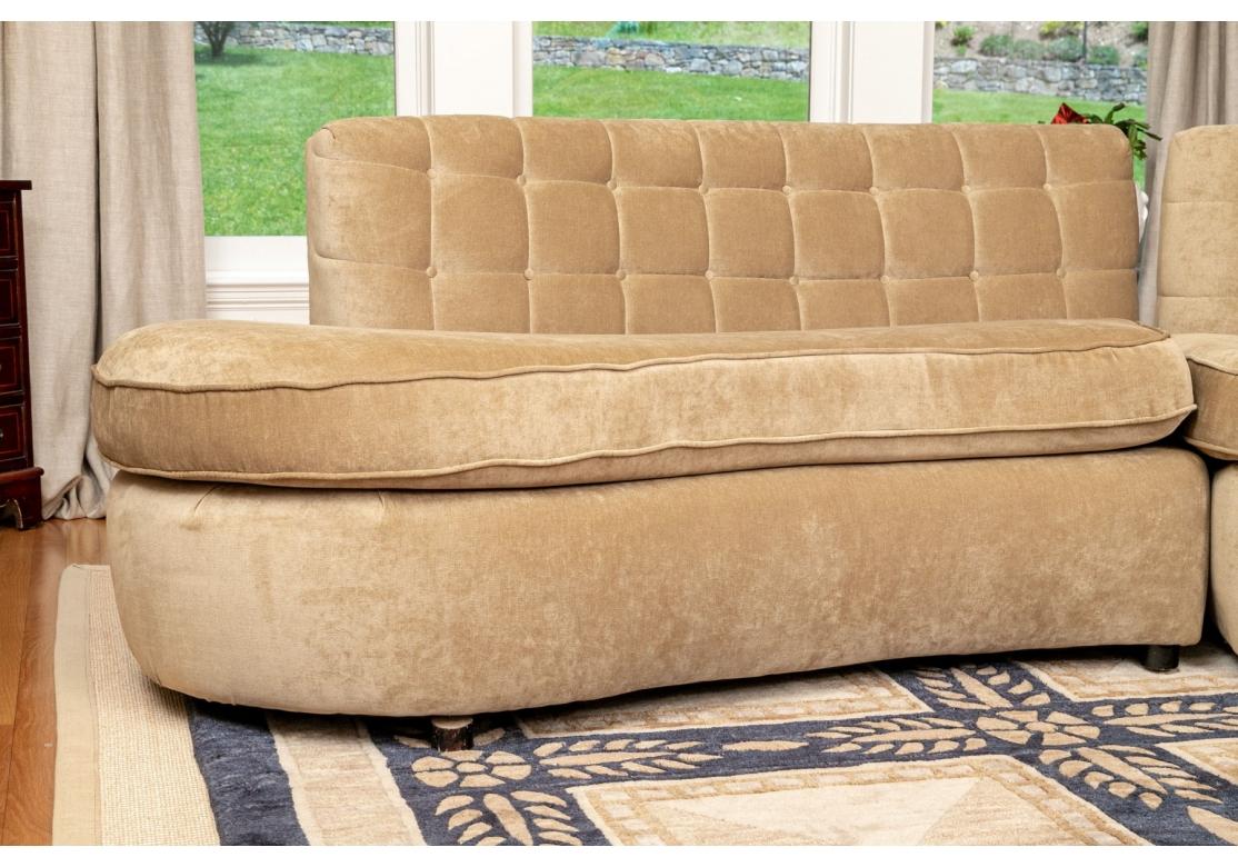 Mid Century Modern Style Four Piece Sectional Sofa for Restoration For Sale 3