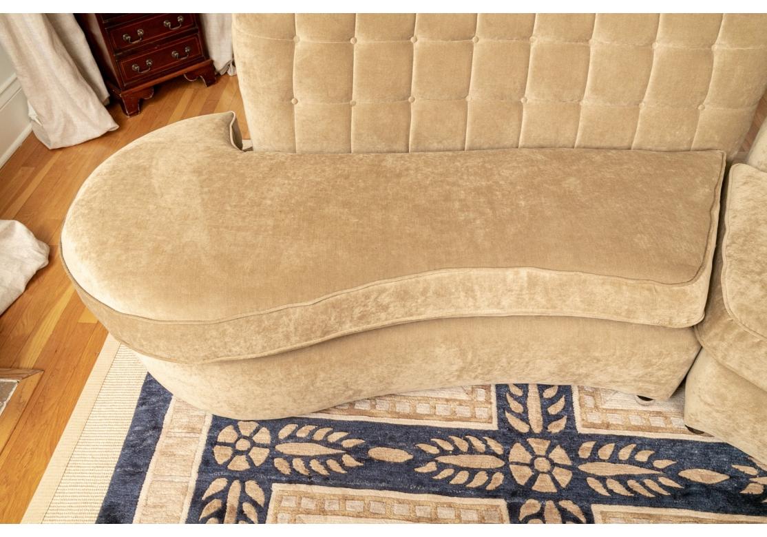 Mid Century Modern Style Four Piece Sectional Sofa for Restoration For Sale 5