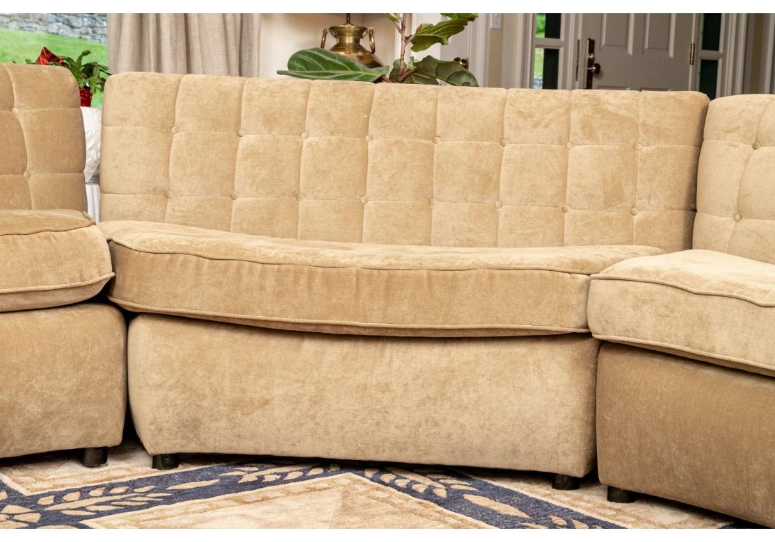 Mid Century Modern Style Four Piece Sectional Sofa for Restoration For Sale 6