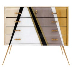 Mid-Century Modern Style Italian Commode by L.A. Studio