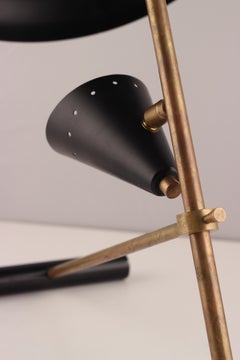 Mid-Century Modern Style Italian Desk Light in Brass Inspired by Stilnovo
