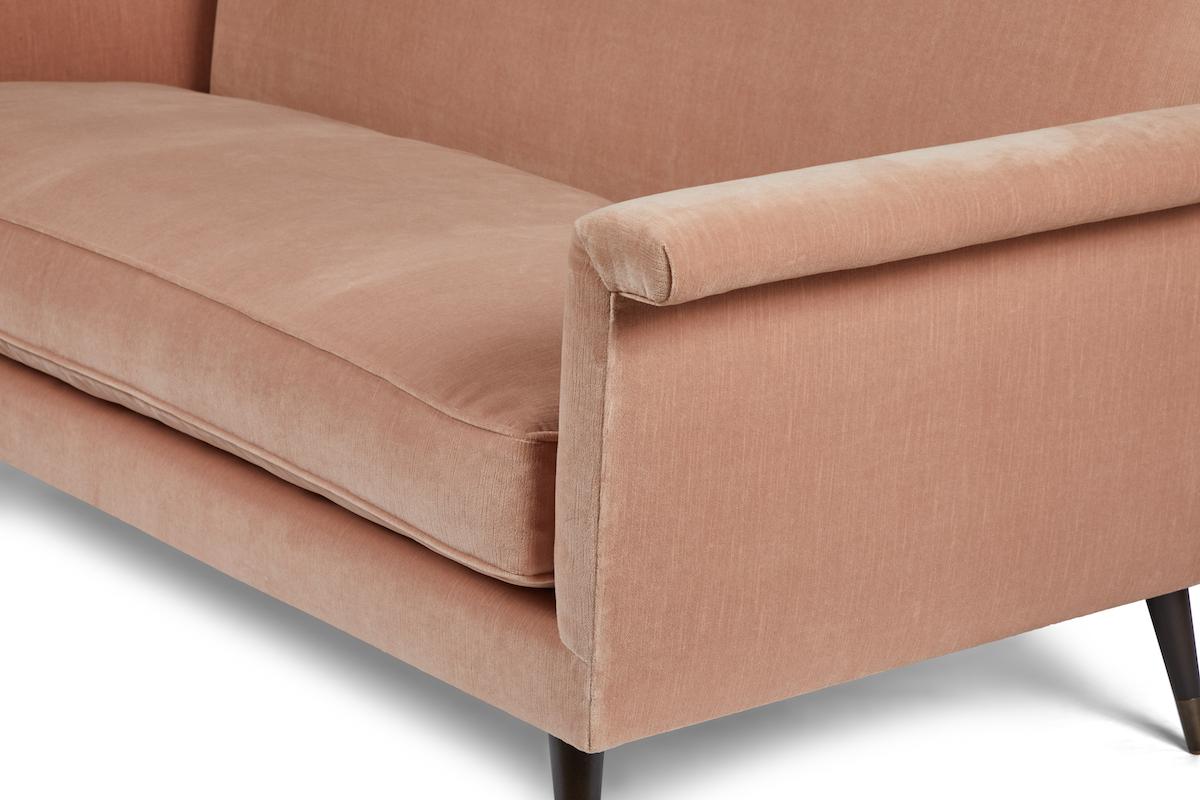 Loveseat italiano Jolly de estilo moderno de mediados de siglo by Martin and Brockett en venta 4