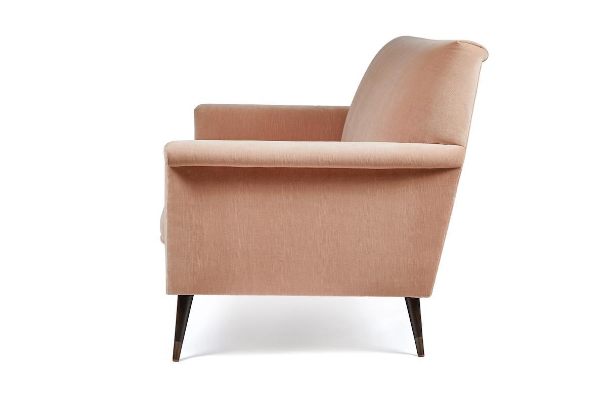 Loveseat italiano Jolly de estilo moderno de mediados de siglo by Martin and Brockett en venta 5