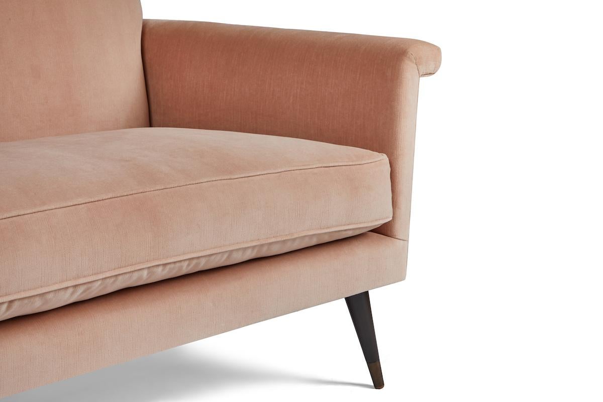 Loveseat italiano Jolly de estilo moderno de mediados de siglo by Martin and Brockett en venta 7