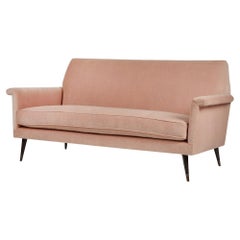 Loveseat italiano Jolly de estilo moderno de mediados de siglo by Martin and Brockett