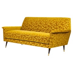 Loveseat italiano Jolly de estilo moderno de mediados de siglo by Martin and Brockett