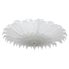 Mid-century Modern Style Italian Murano Glass Margherita Ceiling Light