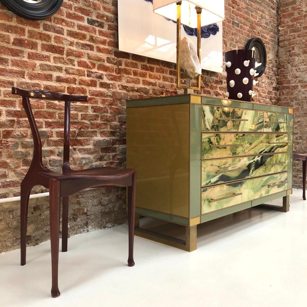 Mid-Century Modern Style Italian Sideboard Designed by L.A Studio 2