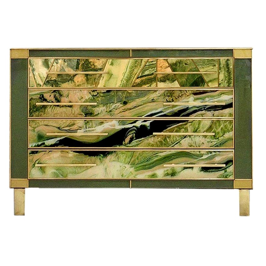 Mid-Century Modern Style Italian Sideboard Designed by L.A Studio