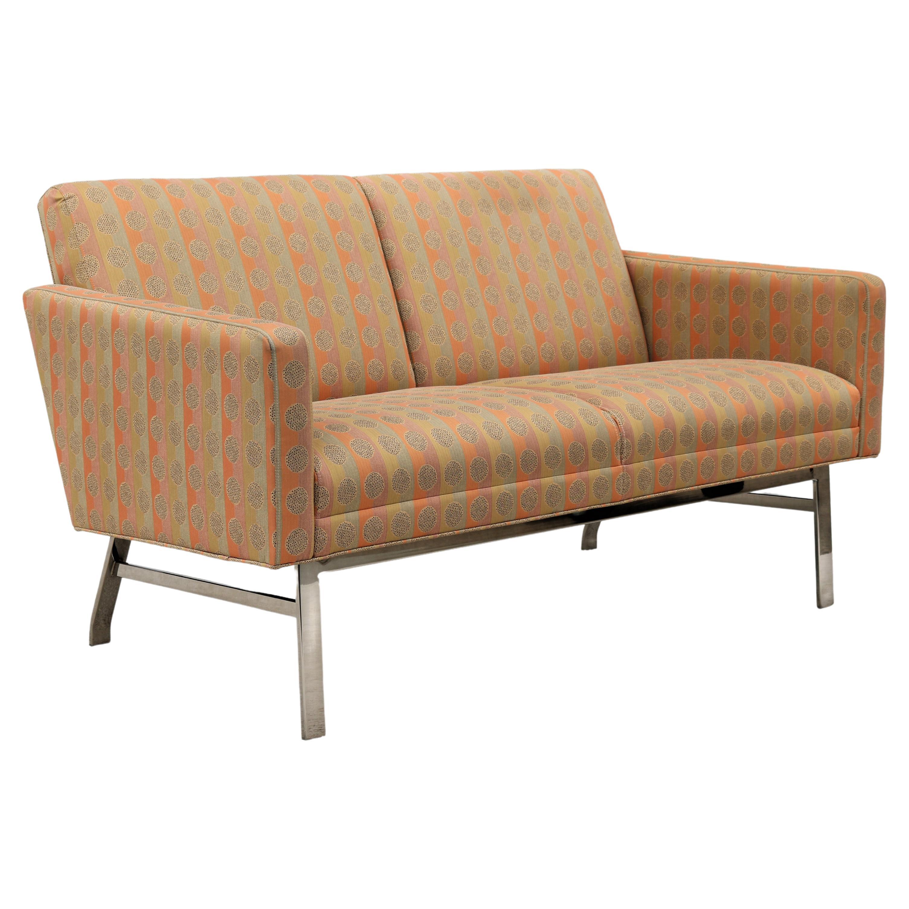 Mid-Century Modern Style Jack Cartwright Kelly Settee 2 Seats Sofa, 2 Available For Sale