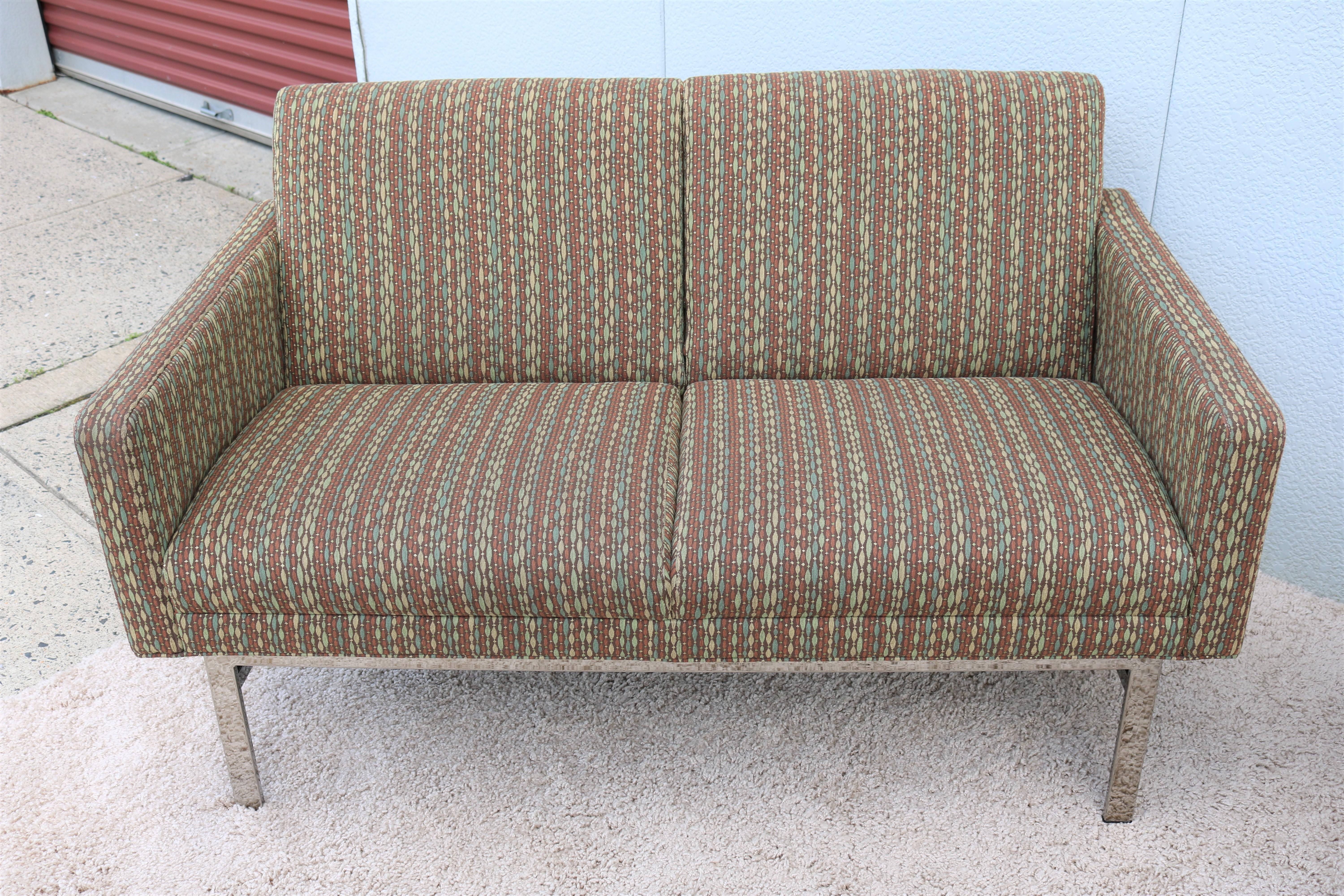 Mid-Century Modern Style Jack Cartwright Kelly Settee Lounge, Two Seats Sofa For Sale 7