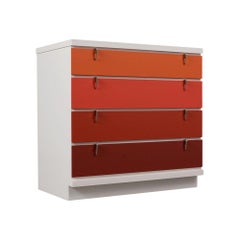 Mid-Century Modern Style Lacquered Chest of Drawers