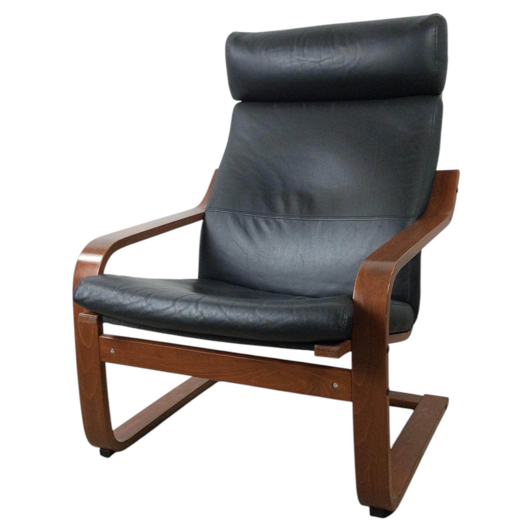 Mid Century Modern Style Lounge Chair with Cantilever Base