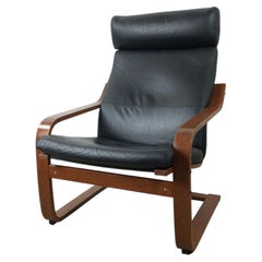 Mid Century Modern Style Lounge Chair with Cantilever Base
