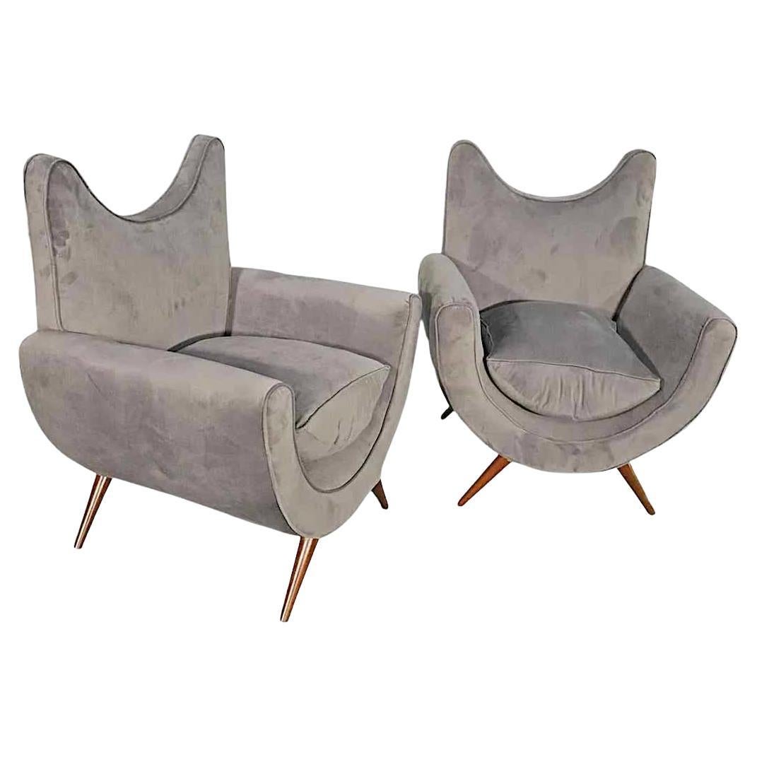 Mid-Century Modern Style Lounge Chairs