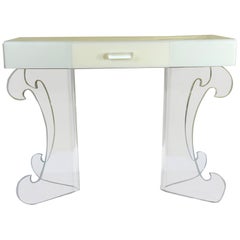Mid-Century Modern Style Lucite Decorative Desk