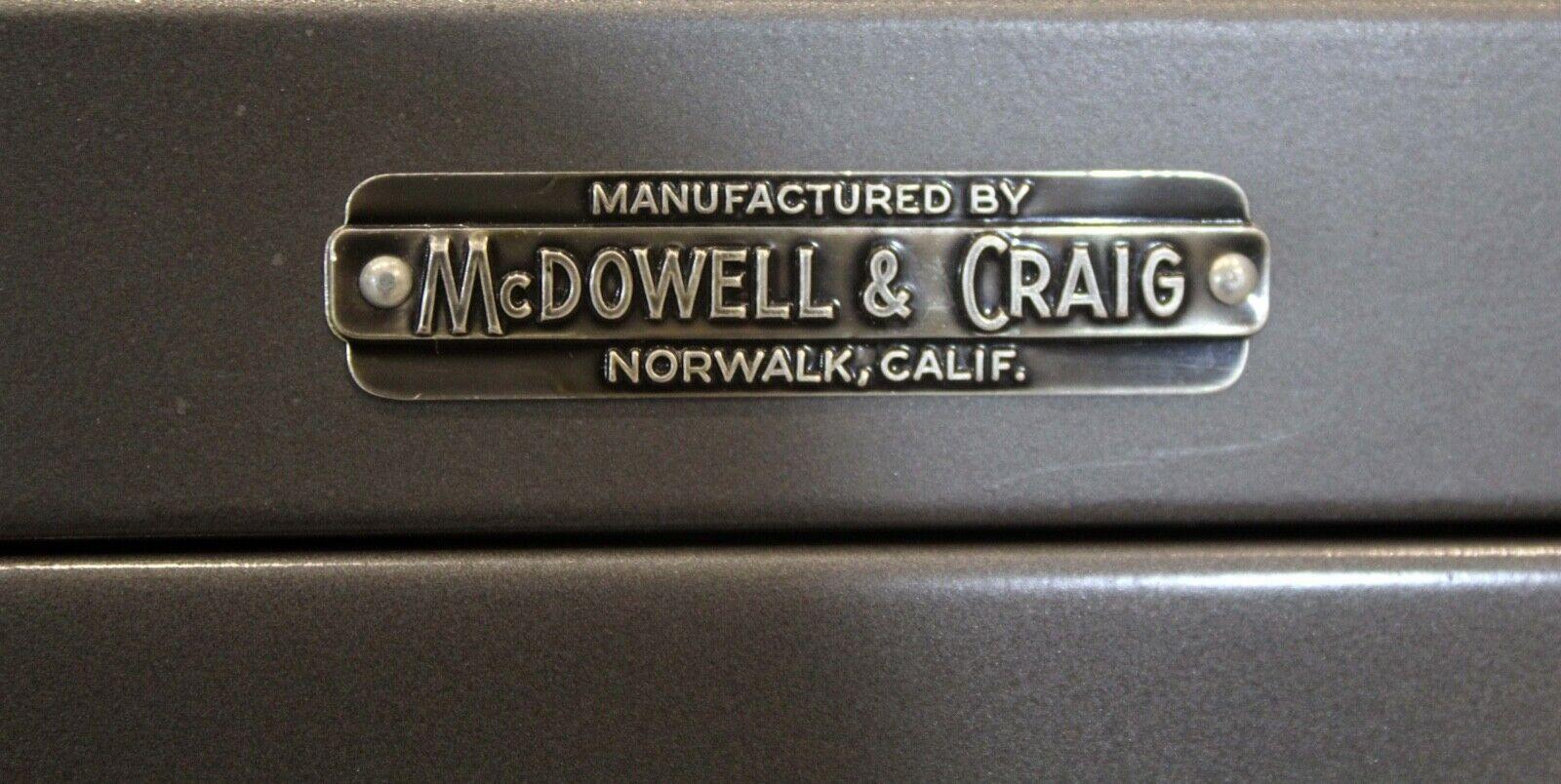 Mid-Century Modern Style McDowell & Craig Steel Desk & File Cabinet 1