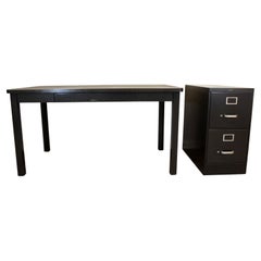 Mid-Century Modern Style McDowell & Craig Steel Desk & File Cabinet