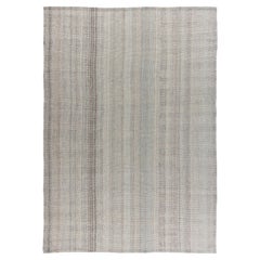 Tappeto Charmo a tessitura piatta in stile minimalista moderno di metà secolo