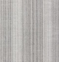 Minimalistischer Flachgewebe-Teppich im Mid-Century Modern-Stil