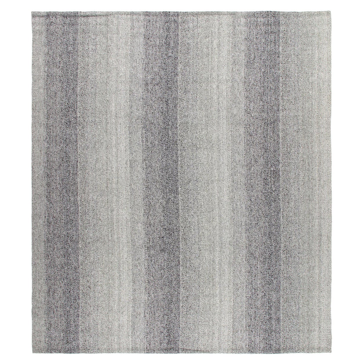 Tapis à tissage plat minimaliste de style moderne du milieu du siècle dernier