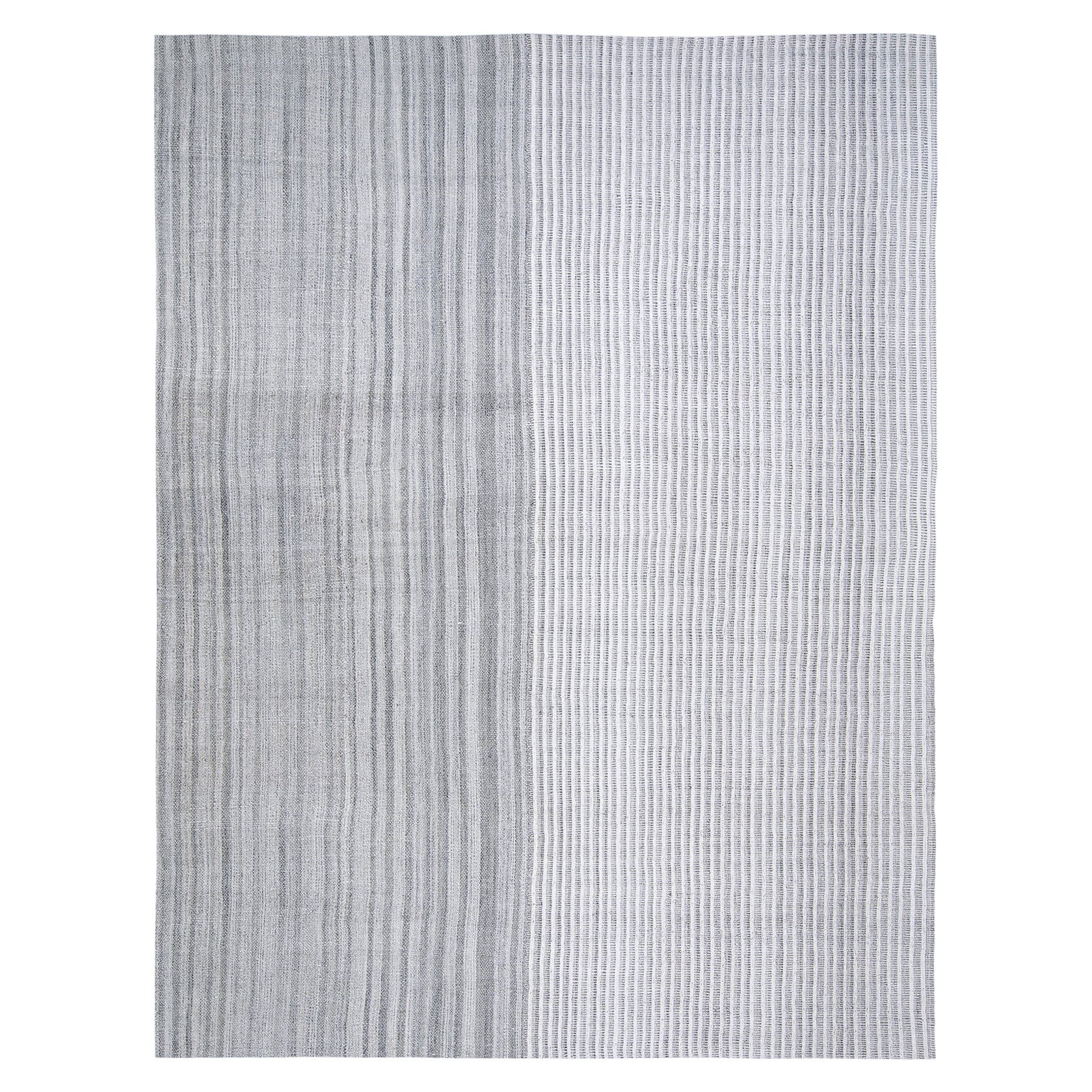 Tappeto a trama piatta minimalista in stile metà secolo moderno