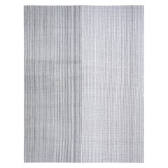 Tappeto a trama piatta minimalista in stile metà secolo moderno