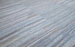 Mid-Century Modern Style Minimalist Mazandaran Flatweave Rug