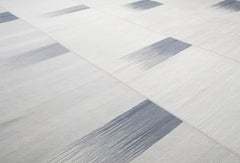 Minimalistischer Flachgewebter Mazandaran-Stammesteppich im Mid-Century Modern-Stil