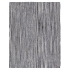 Minimalistischer Pelas Flachgewebe-Teppich im Mid-Century Modern-Stil