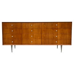 Vintage Mid-Century Modern Style of George Nelson 12 Drawer Dresser Credenza