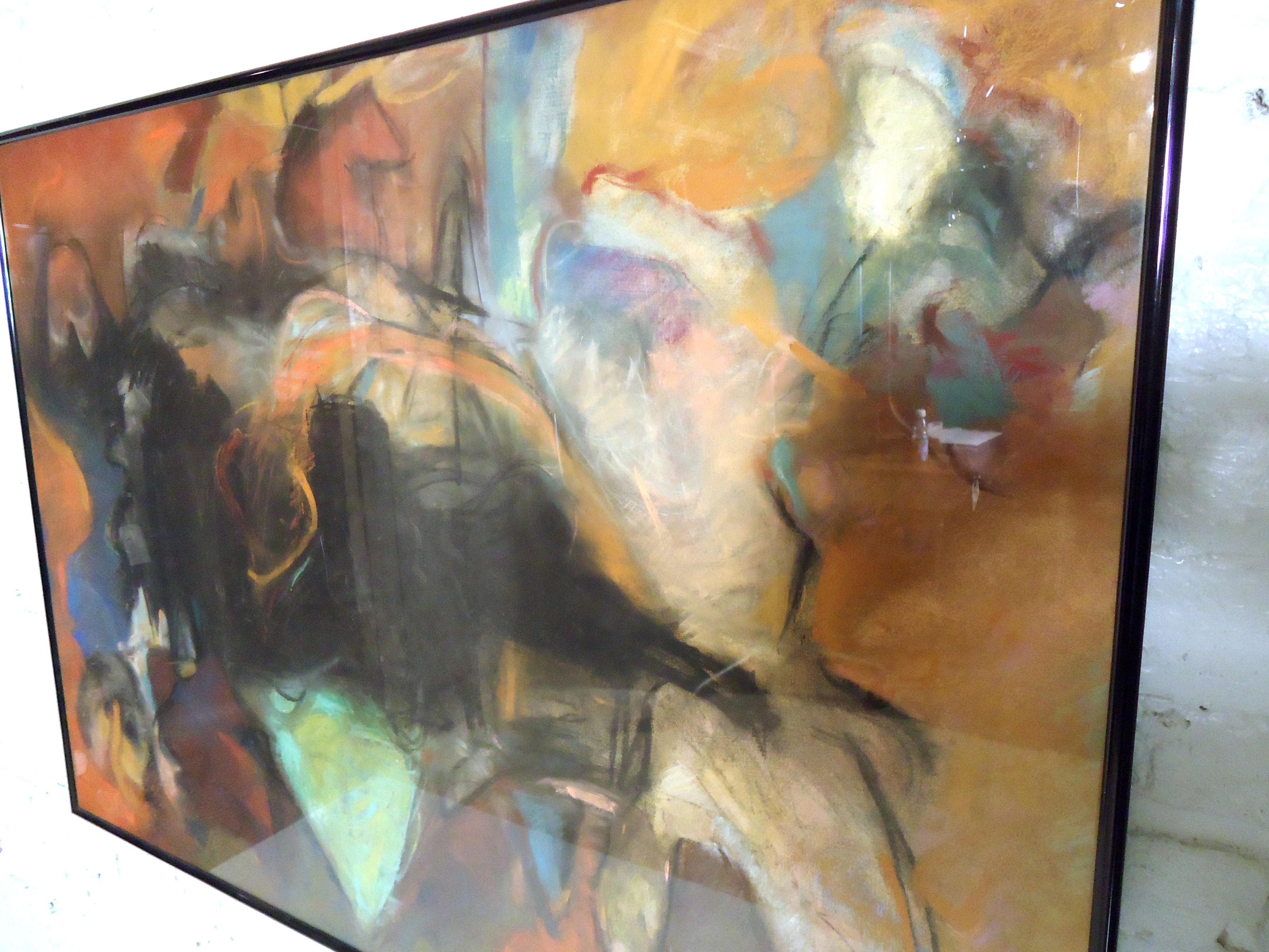 Mid-Century Modern Style Oil Painting 3