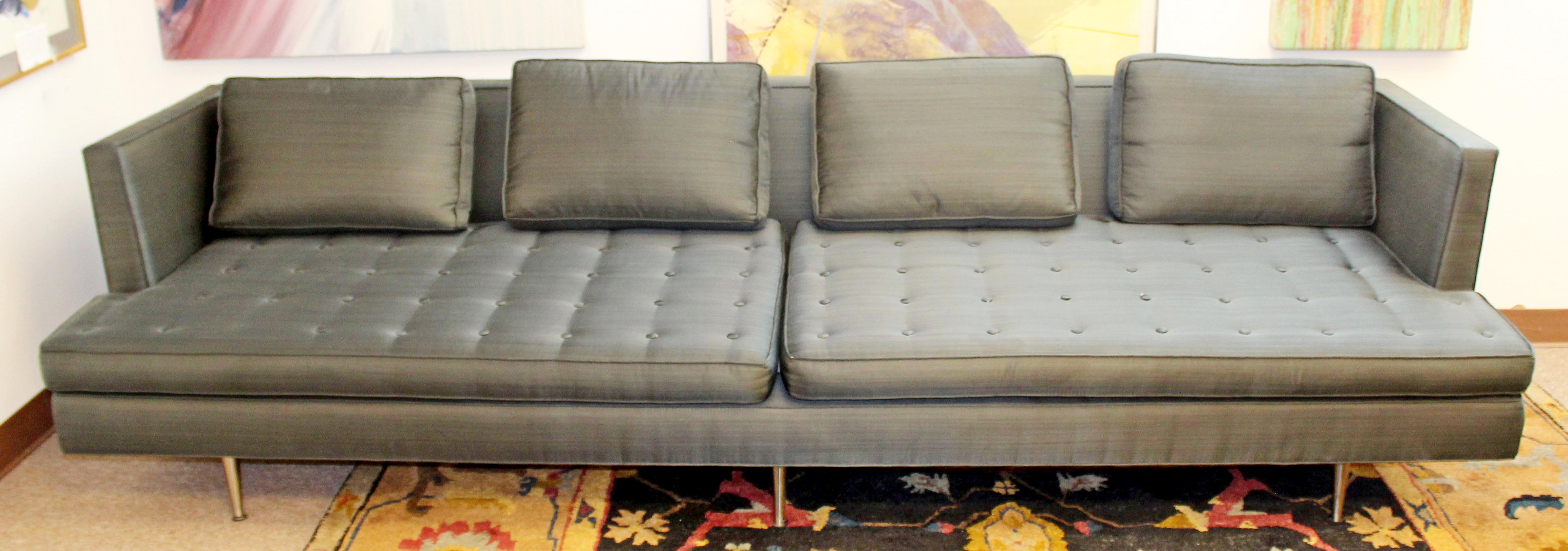 Mid-20th Century Mid-Century Modern Style Pair Wormley for Dunbar Chamberlain Model 4907a Sofas