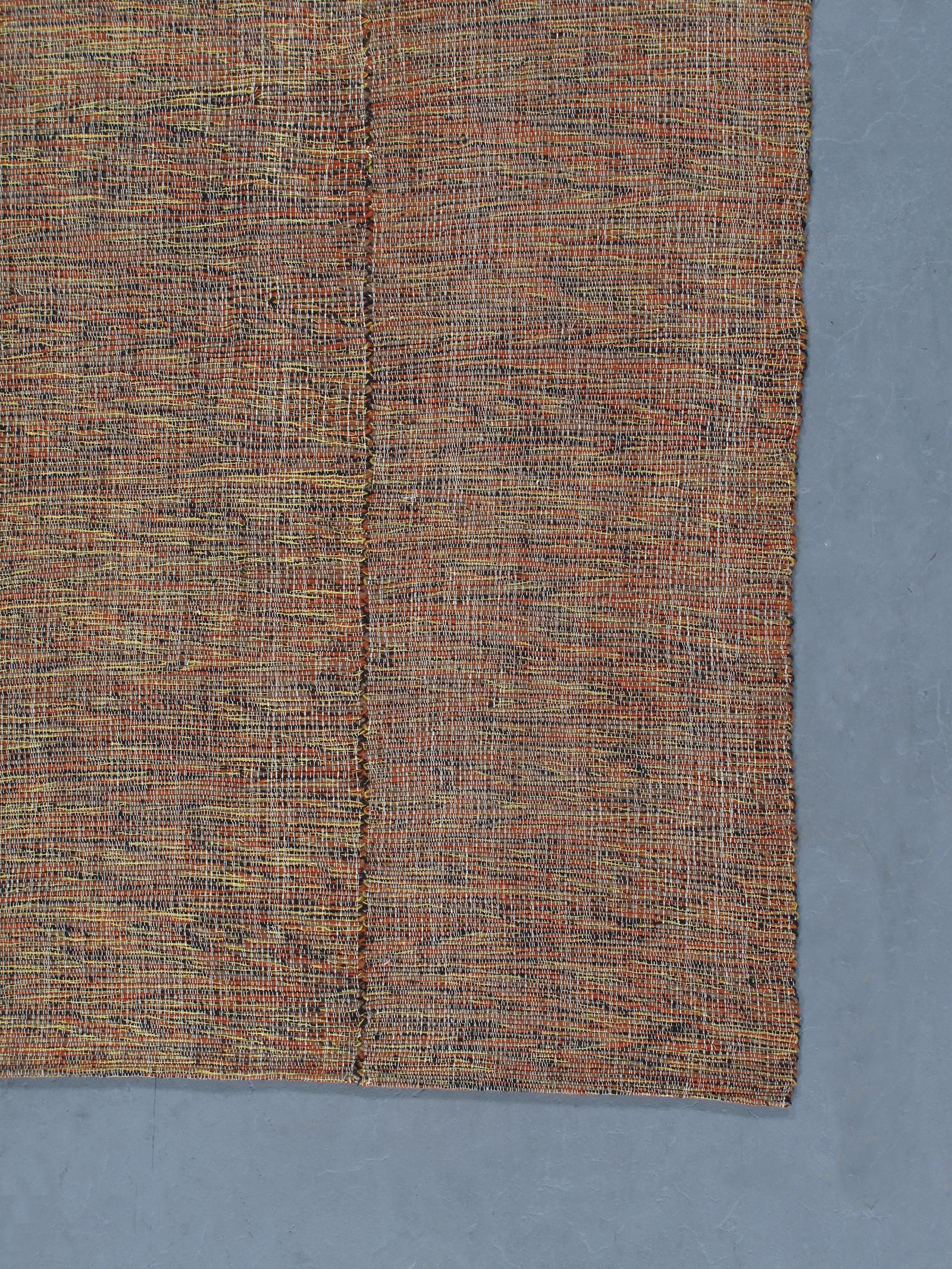 Persischer Flachgewebe-Teppich Charmo im modernen Stil der Jahrhundertmitte (Handgewebt) im Angebot