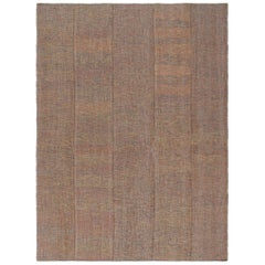 Mid-Century Modern Style Persian Charmo Flat-Weave Rug