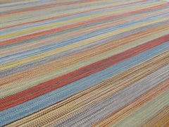 Mid-Century Modern Style Persian Pelas Flat-Weave Rug