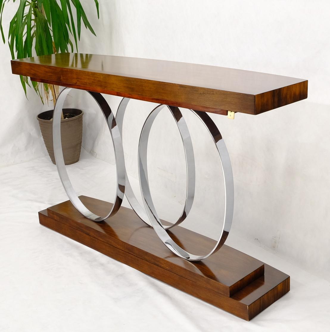 Mid-Century Modern Style Rosewood Console Table by John Richard For Sale 8