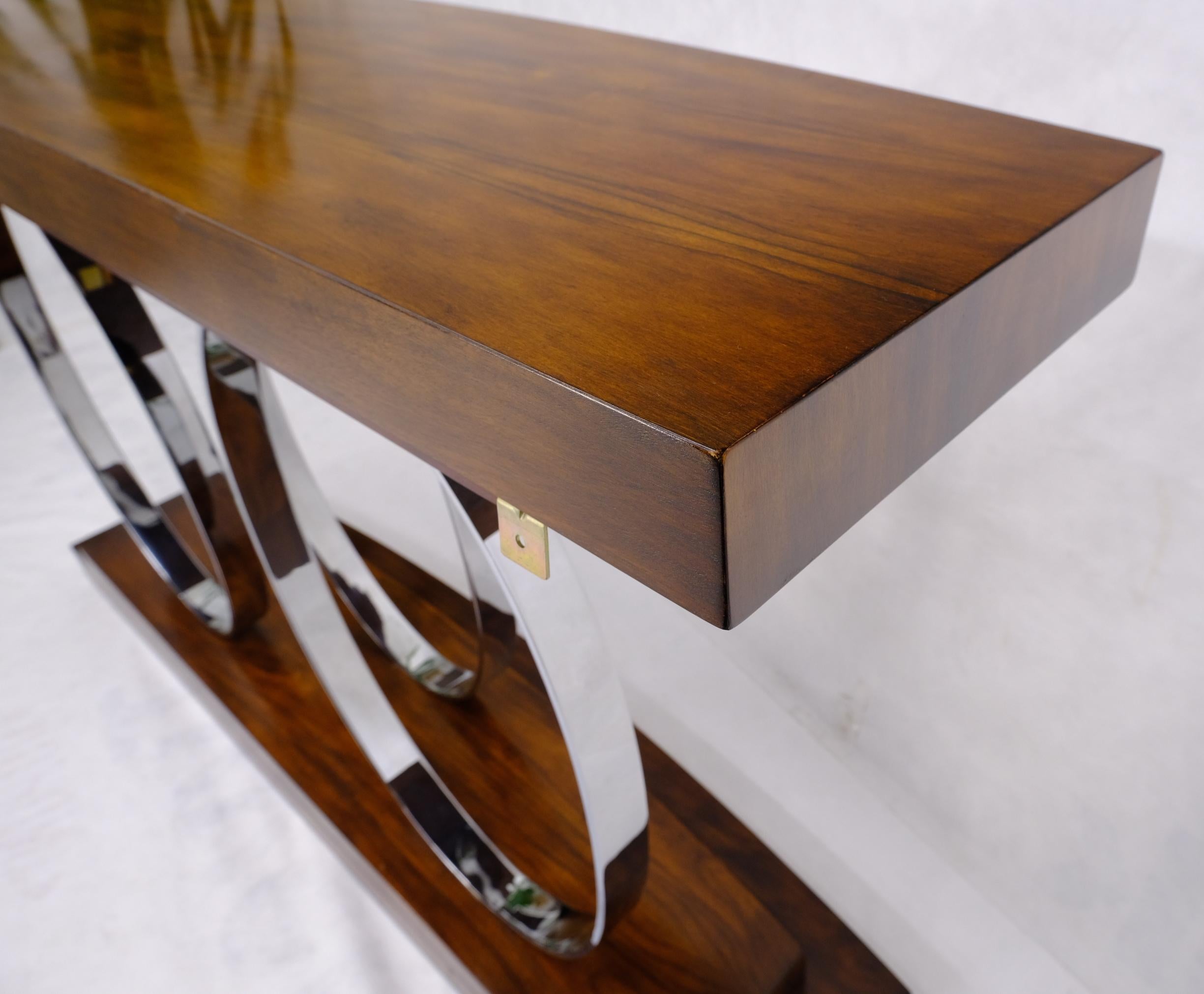 Mid-Century Modern Style Rosewood Console Table by John Richard For Sale 9