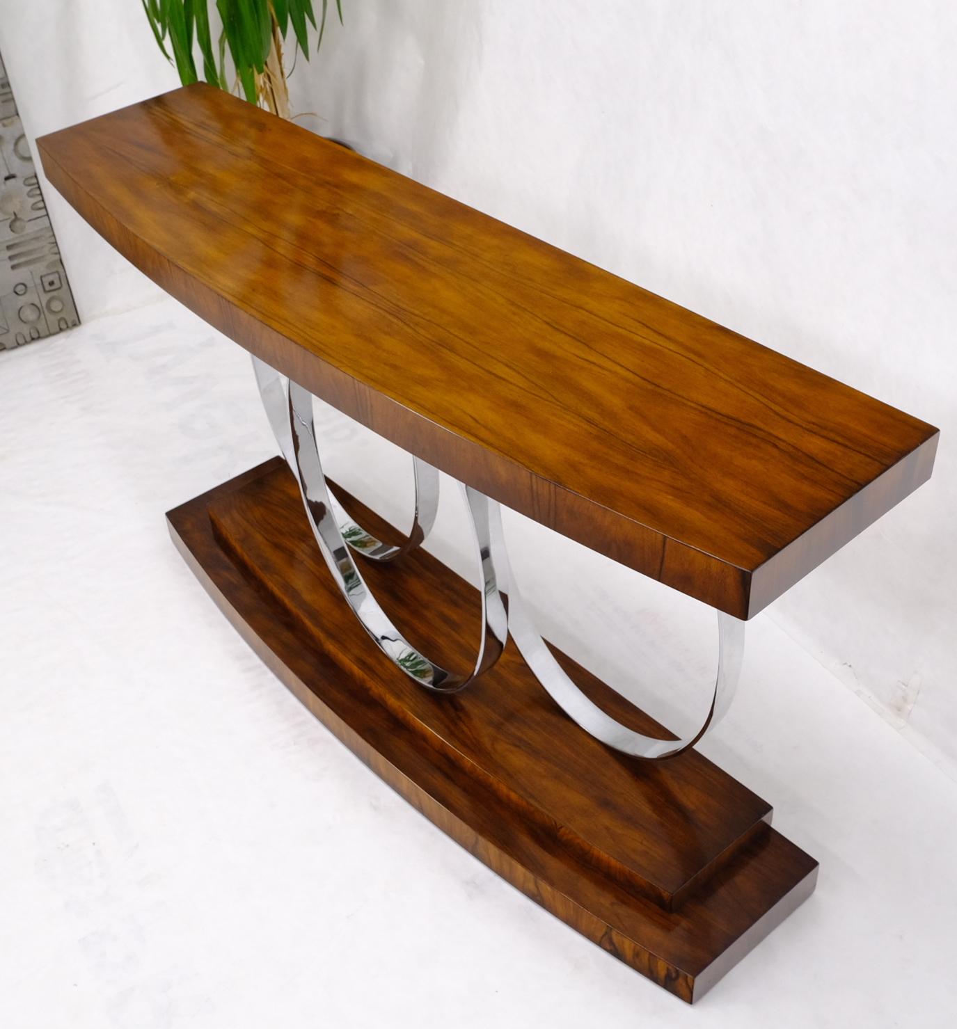 American Mid-Century Modern Style Rosewood Console Table by John Richard For Sale