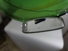 Mid Century Modern Style Sculptural Art Glass Vase by Daniel Read C1990