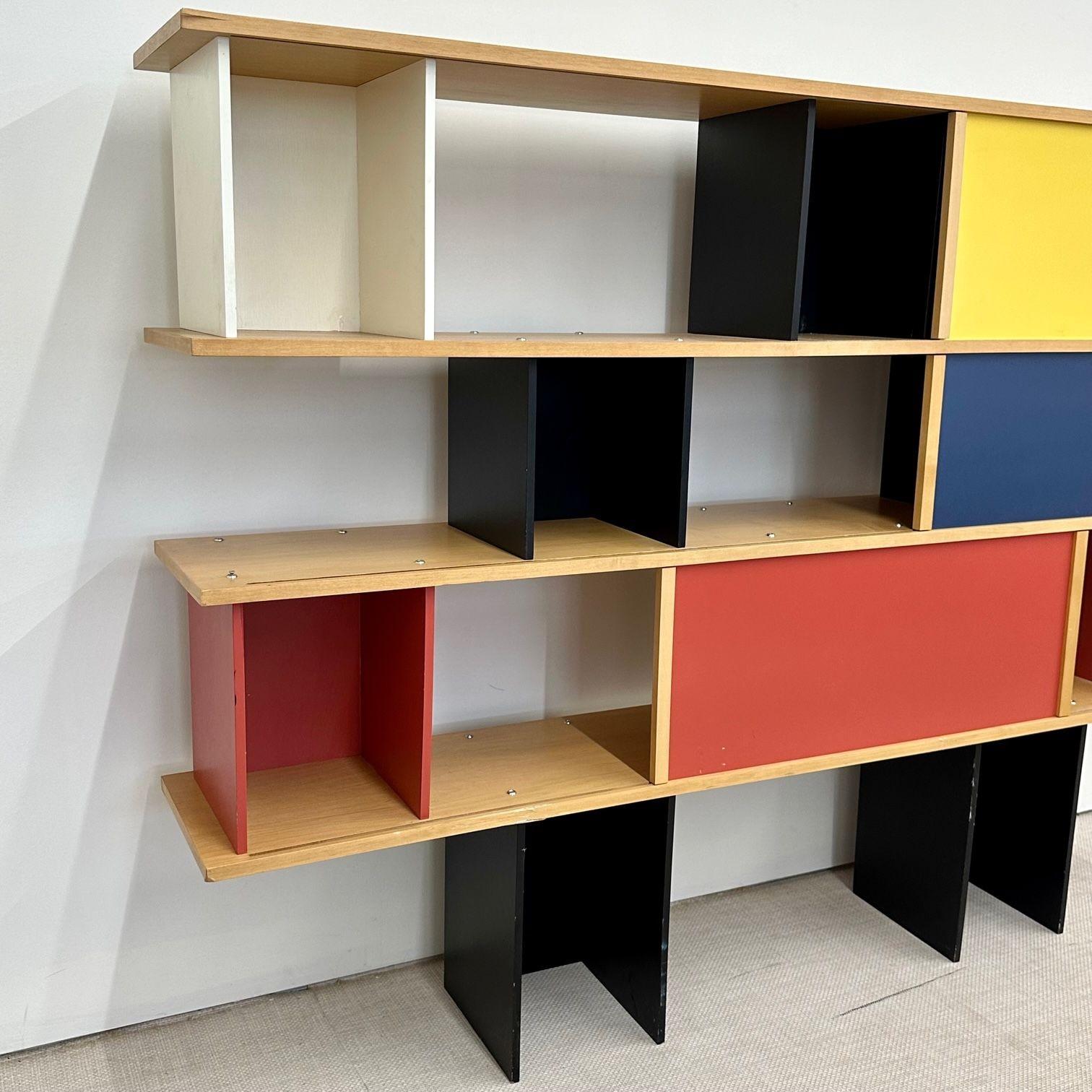 Late 20th Century Mid-Century Modern Style Shelving Unit, Bookcase, Manner Perriand, Room Divider