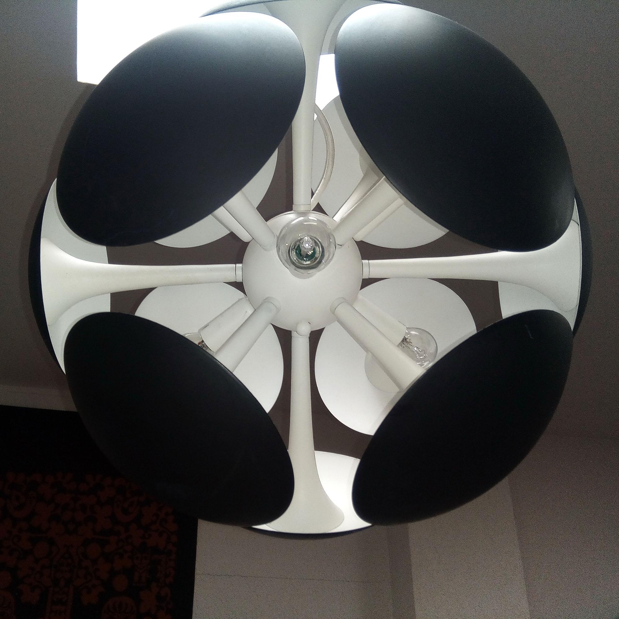 Lámpara de techo Sputnik de estilo moderno de mediados de siglo Metal en venta