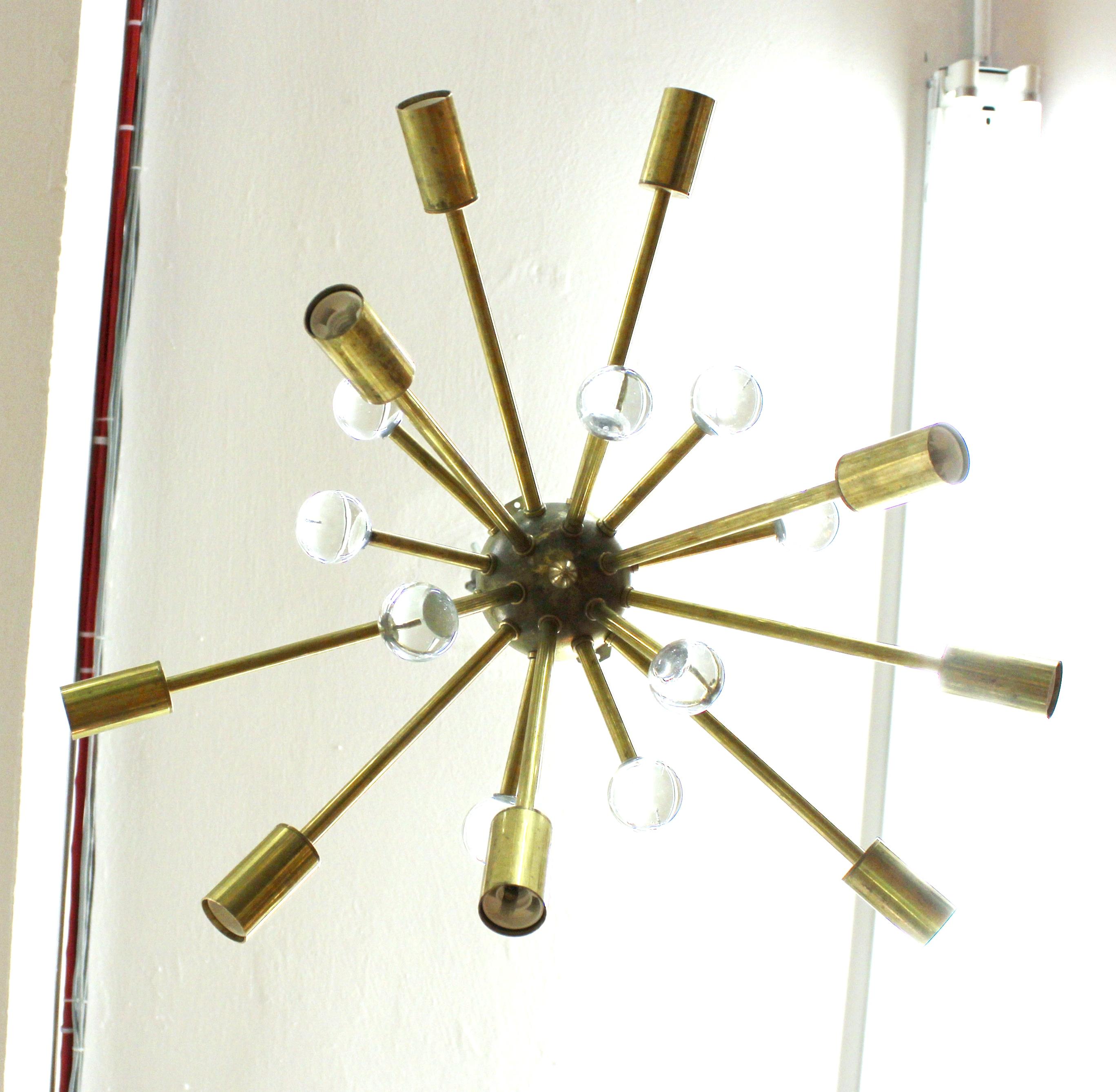 sputnik light fixture flush mount