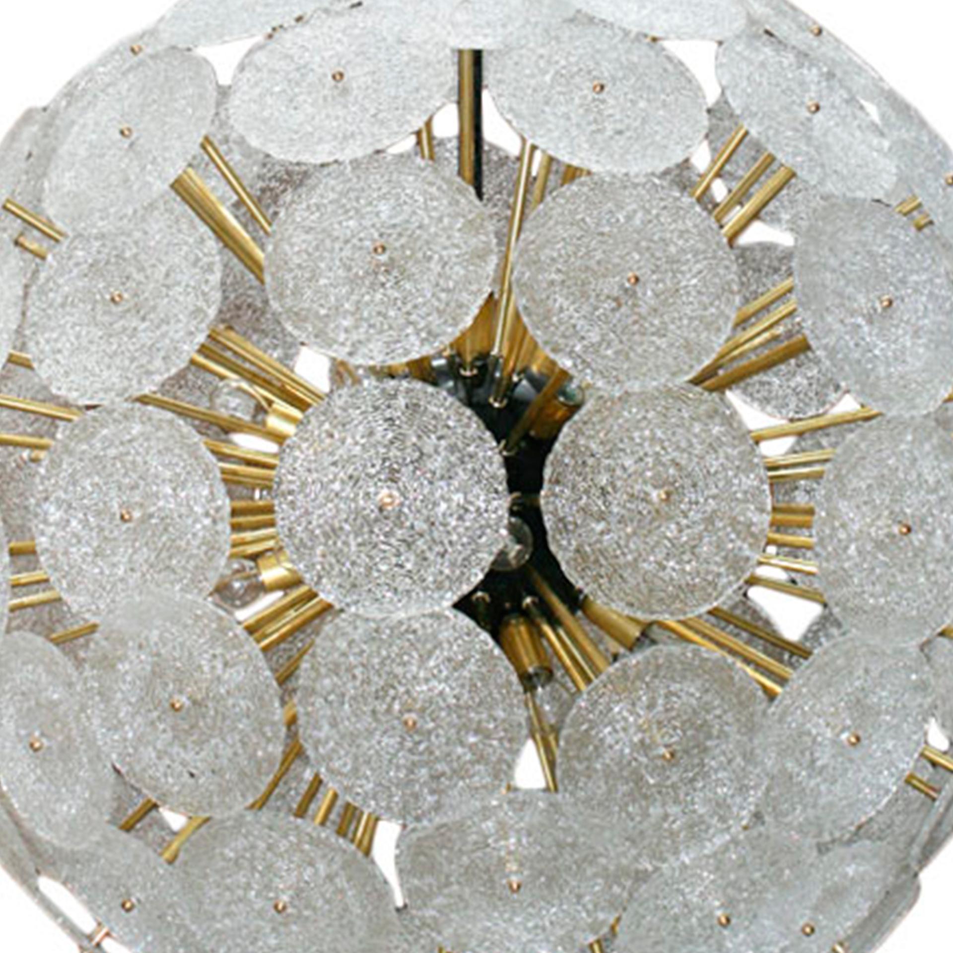 XXI secolo e contemporaneo Lampada pendente italiana in stile metà secolo moderno 