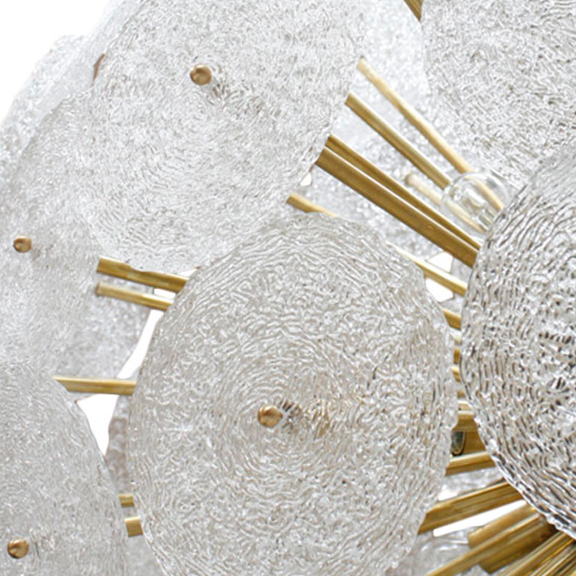 Metallo Lampada pendente italiana in stile metà secolo moderno 