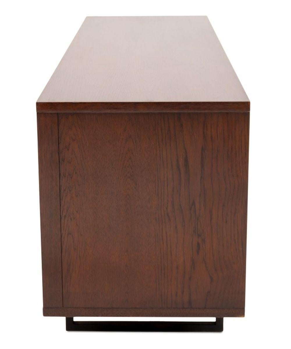 Americano Credenza in legno macchiato in stile moderno di metà secolo in vendita