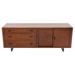 Mid-Century Modern Style Stained Wood Sideboard