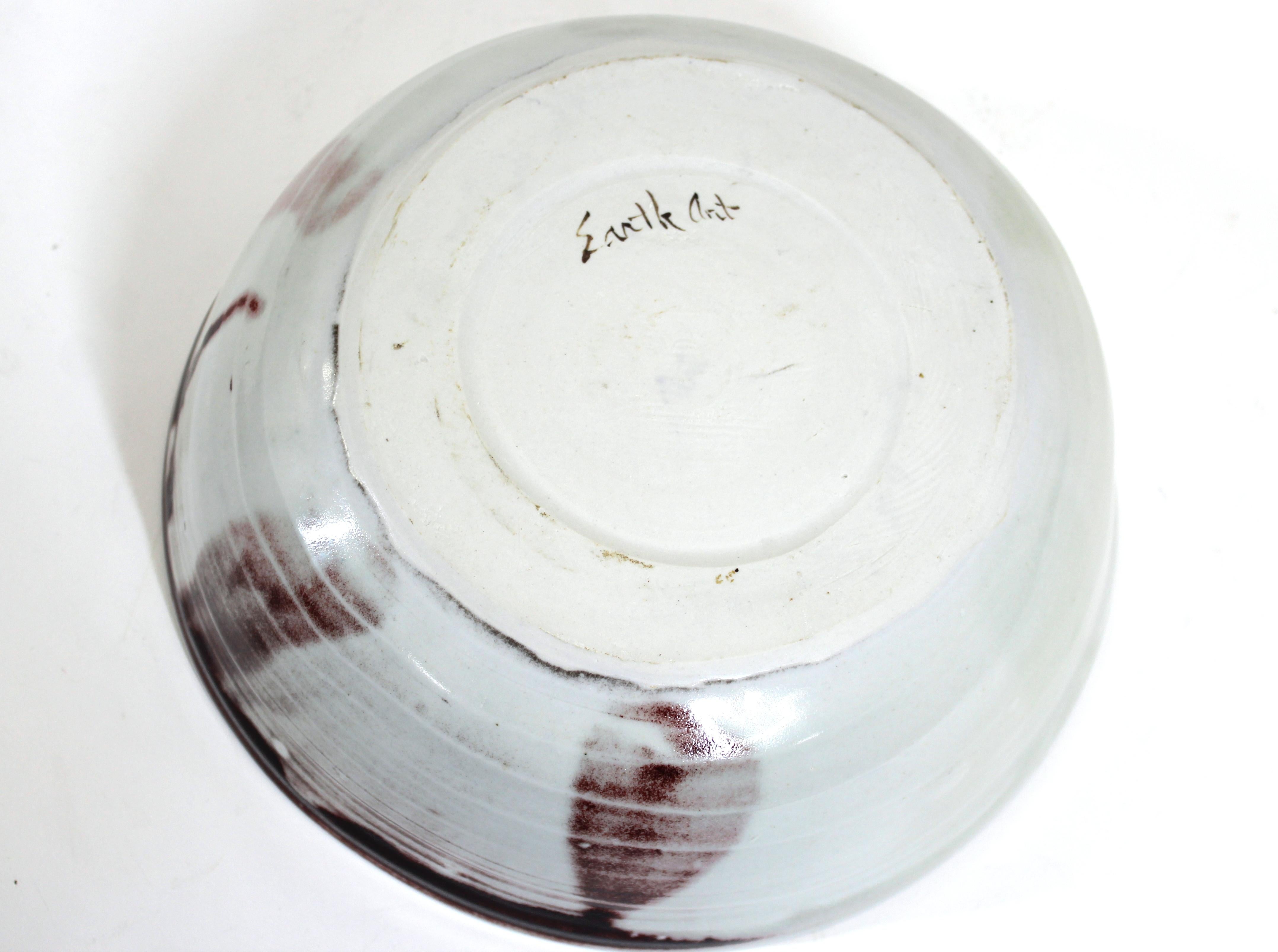 Mid-Century Modern Style Studio Ceramic Bowl For Sale 3