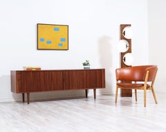 Mid-Century Modern Style Tambour-Door Credenza by Danish Modern LA